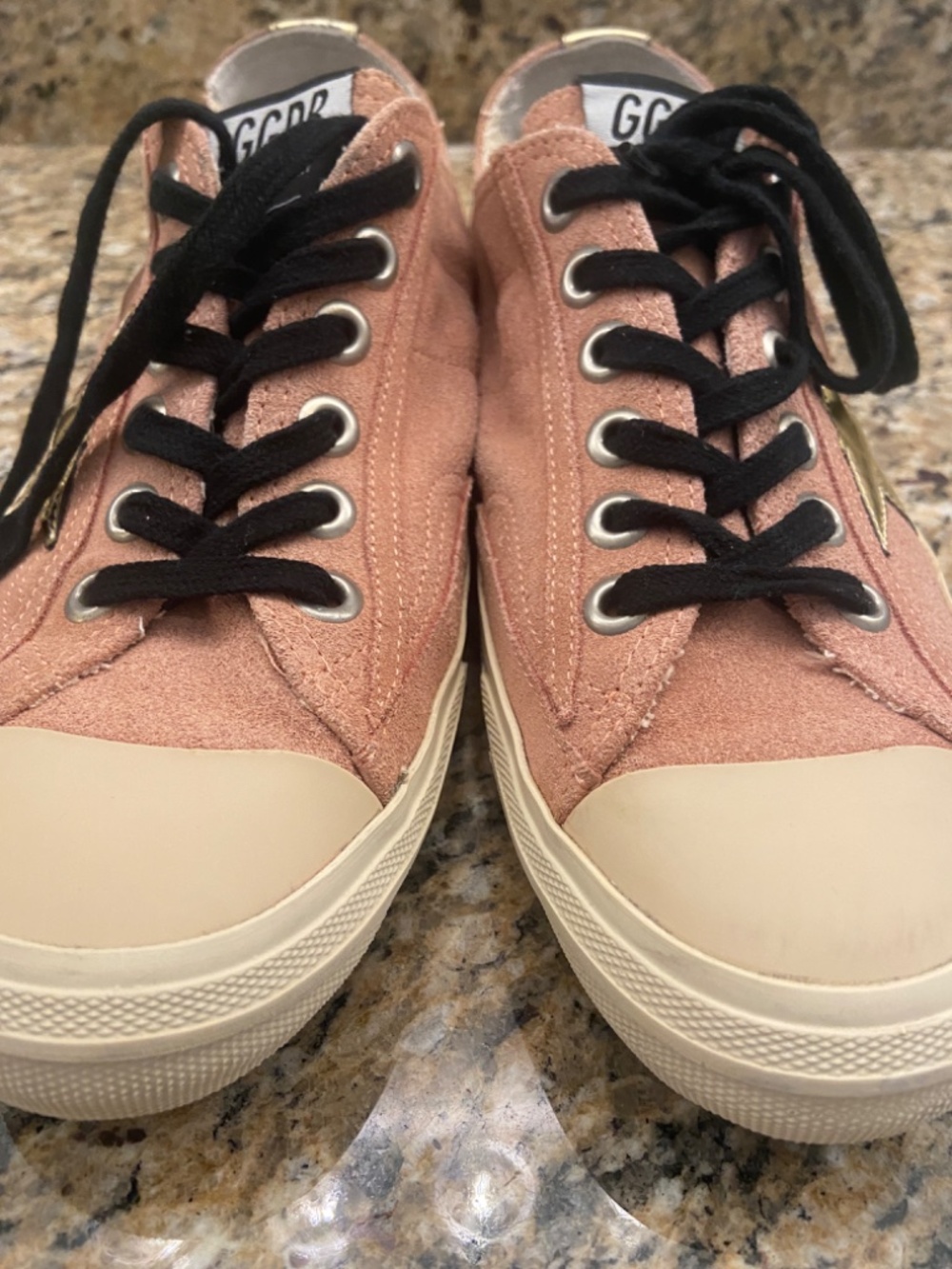 Authentic Suede Distressed Accents Low Top Sneakers Sz IT40 US 9 , 9.5 VStar2 - Picture 9 of 12